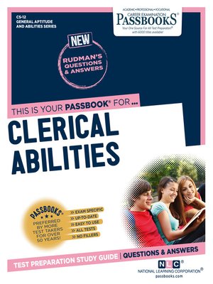 cover image of CLERICAL ABILITIES